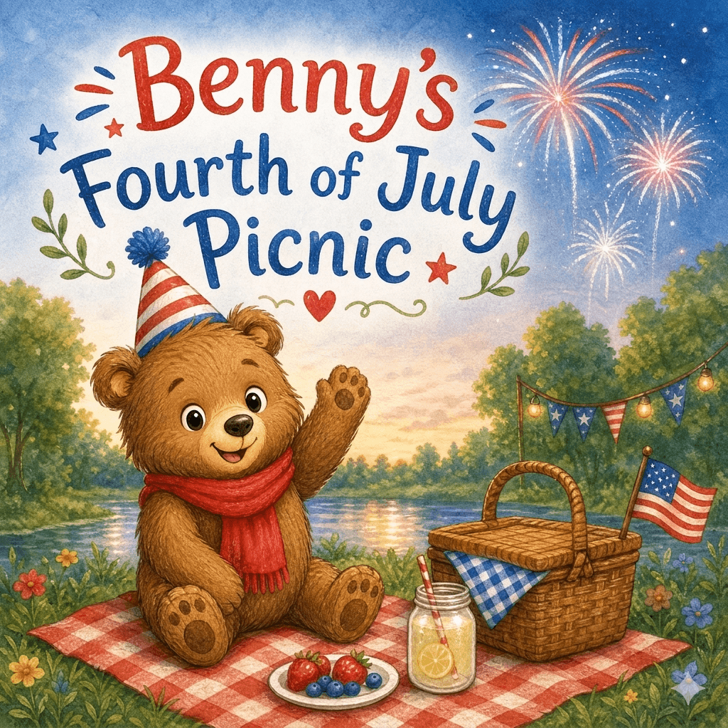 Benny's Fourth of July Picnic – Summer Holiday Story | Children's eBook (Ages 3–7)