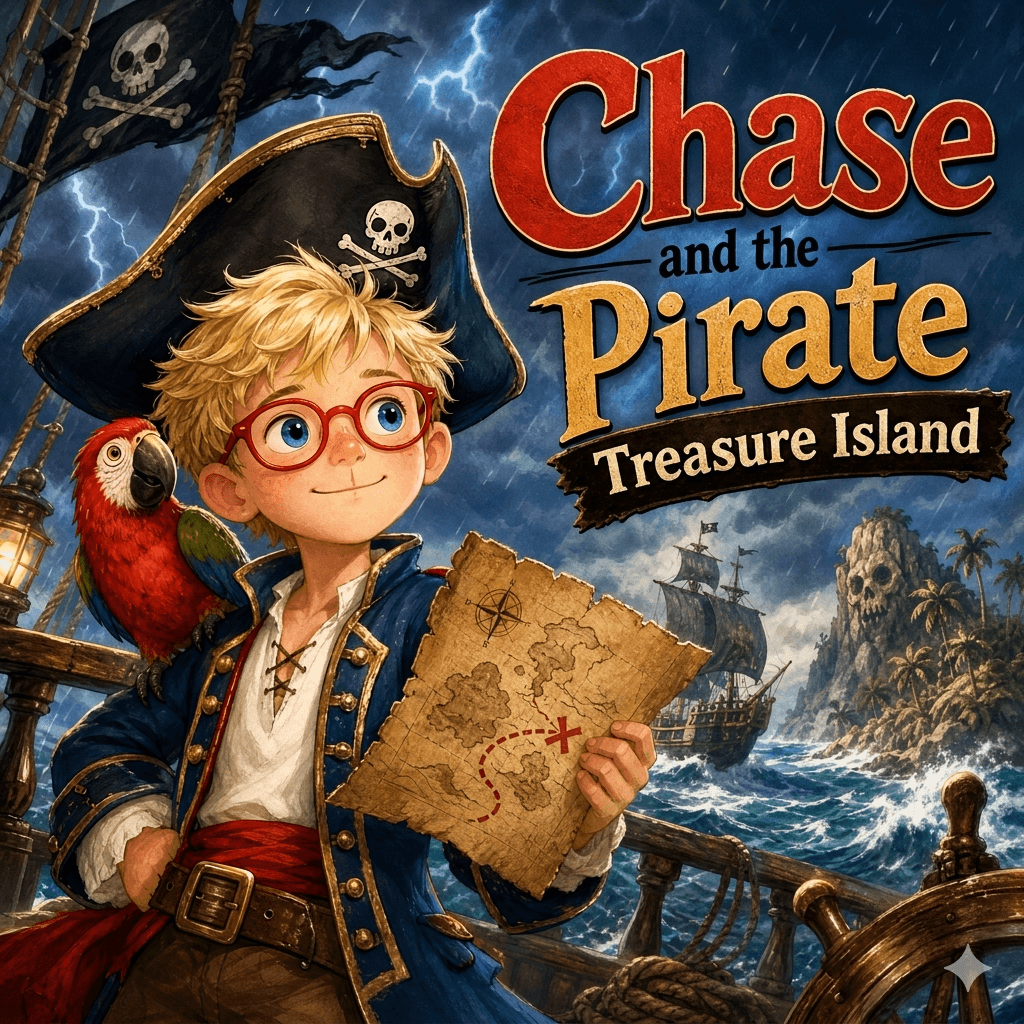 Chase and the Pirate Treasure Island – Adventure Story | Children's eBook (Ages 4–8)