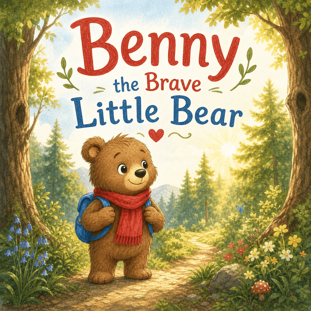 Benny the Brave Little Bear – Adventure Story | Children's eBook (Ages 3–7)