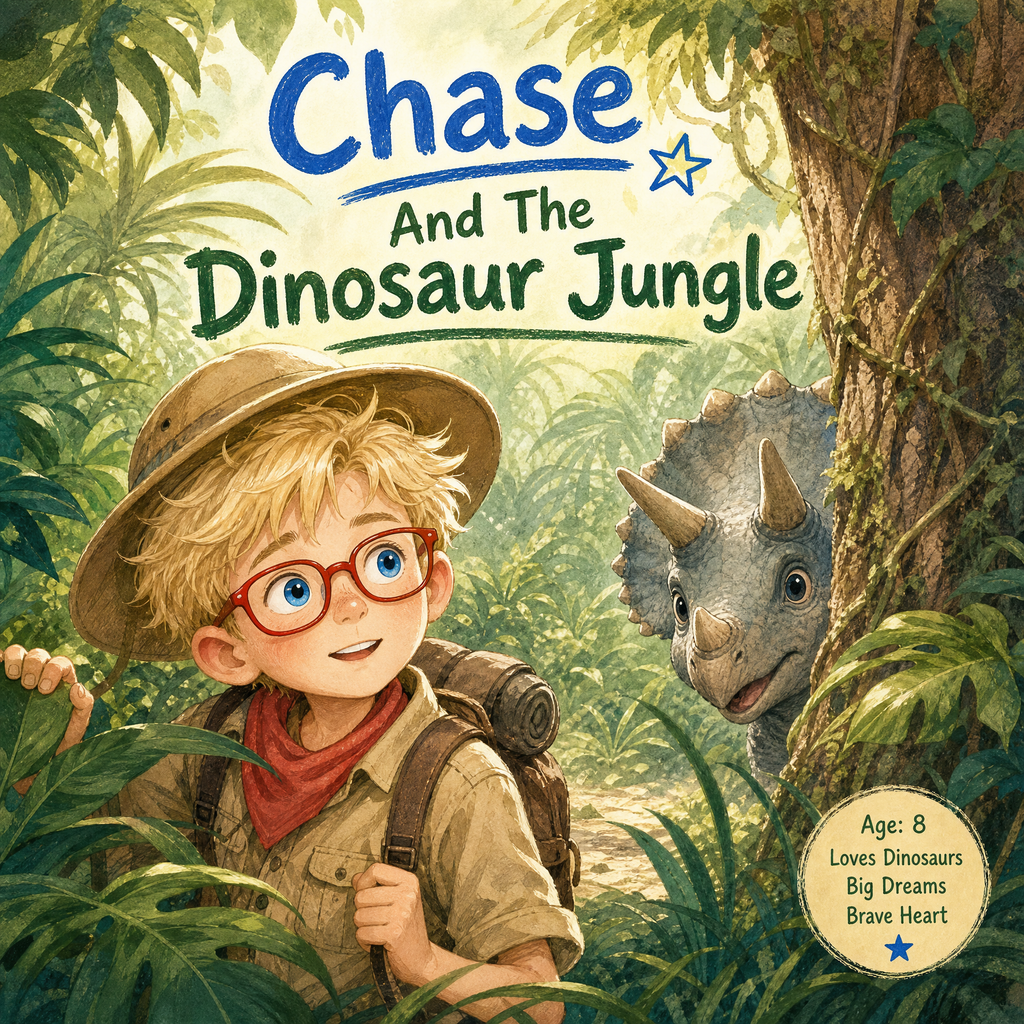 Chase and the Dinosaur Jungle – Dinosaur Adventure Story | Children's eBook (Ages 4–8)