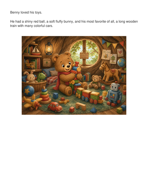 Benny Learns to Share – Sharing & Kindness Story | Children's eBook (Ages 2–6)