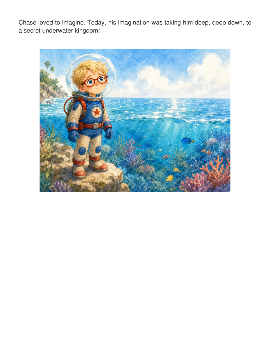 Chase and the Underwater Kingdom – Ocean Adventure Story | Children's eBook (Ages 4–8)