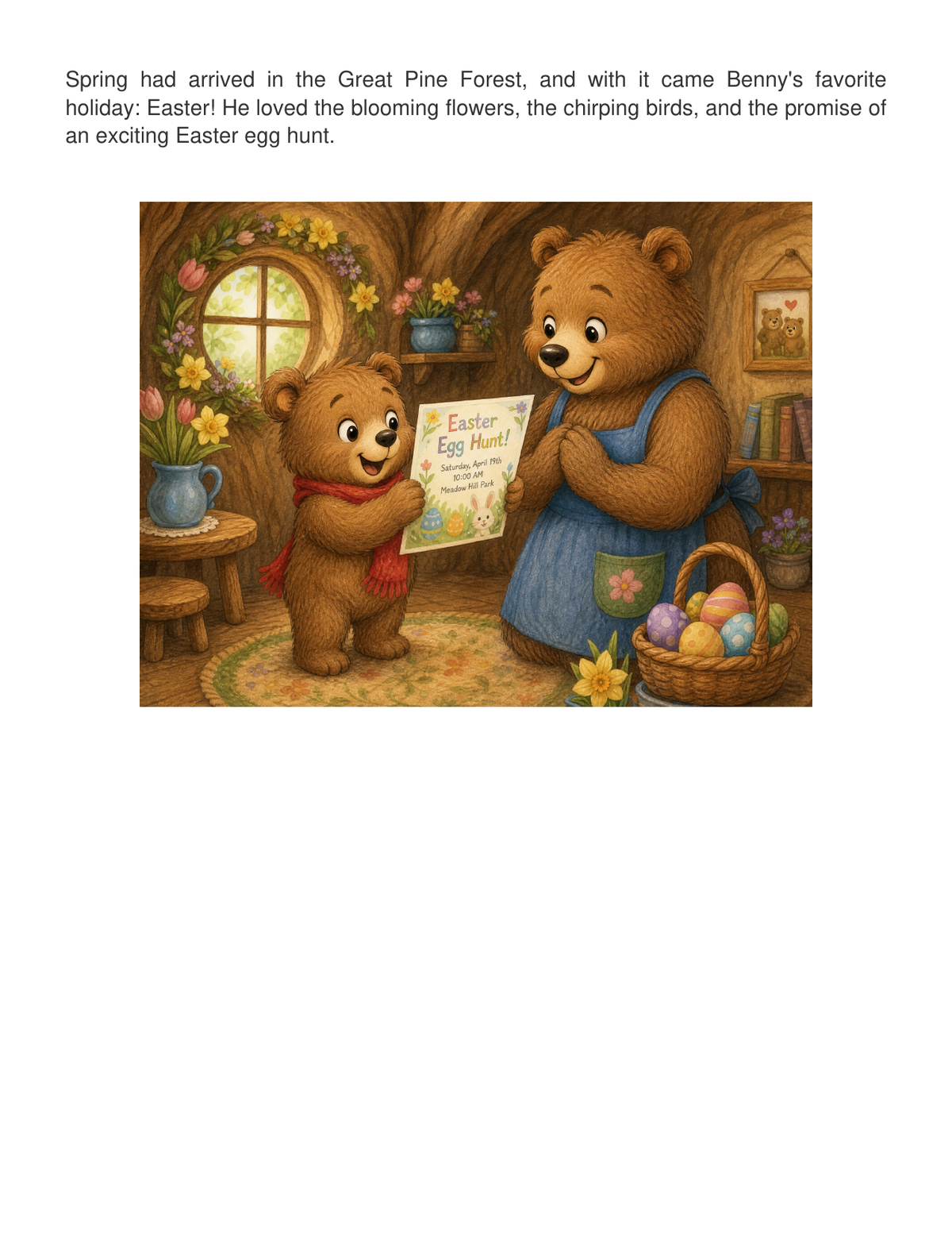 Benny's Easter Adventure – Easter Story | Children's eBook (Ages 3–7)