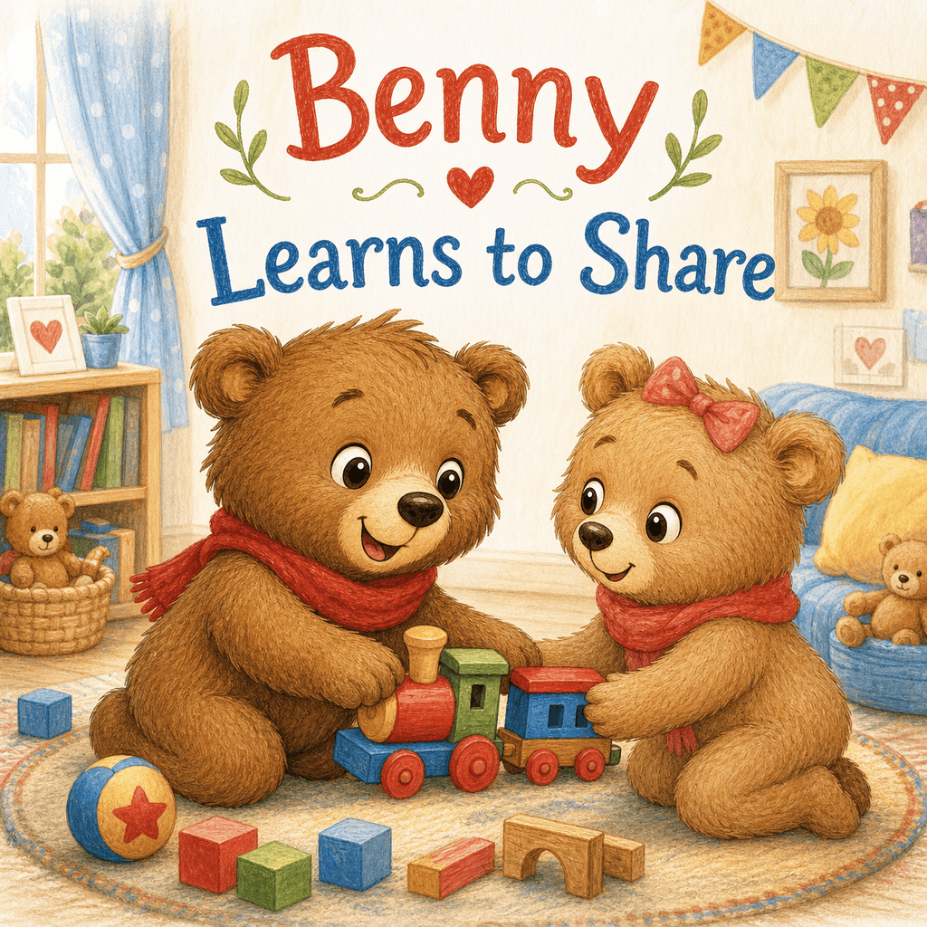 Benny Learns to Share – Sharing & Kindness Story | Children's eBook (Ages 2–6)